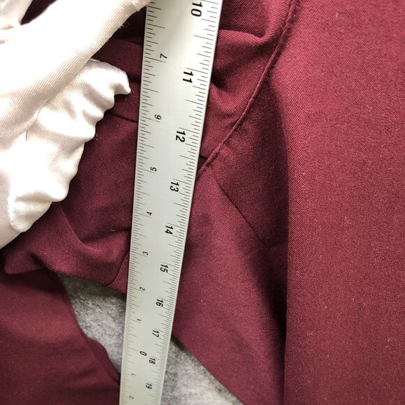 Old Navy High Rise Pixie Ankle Pants Womens Plus Size 24 Raisin Red Burgundy - Picture 6 of 10